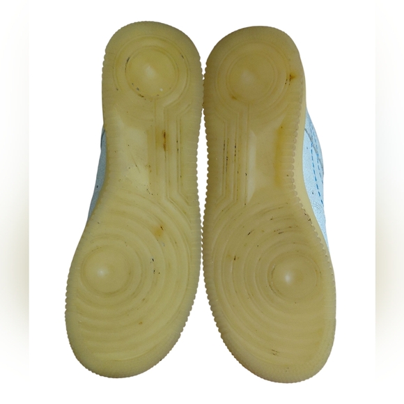 Men’s Nike Air Force One '07 White Distressed Sneakers Size 9 - Picture 9 of 12